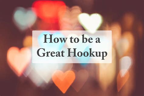 signs of a good hookup